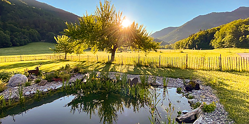 Gutfelder Hof - Schwimmteich und Wellnessgarten