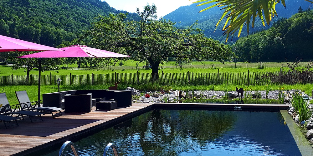 Gutfelder Hof - Schwimmteich und Wellnessgarten