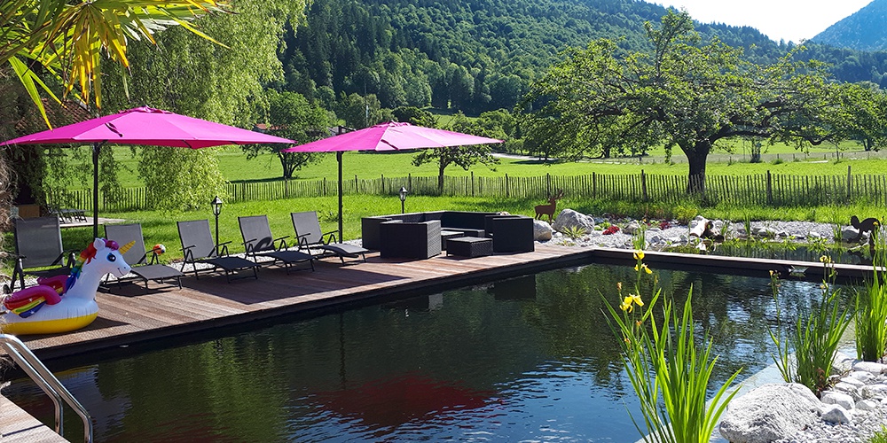 Gutfelder Hof - Schwimmteich und Wellnessgarten