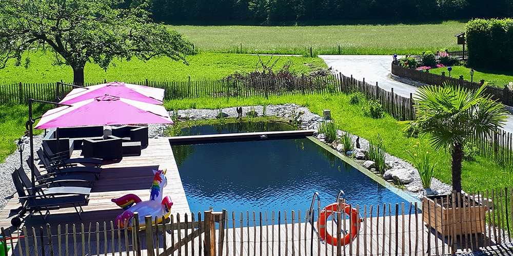 Gutfelder Hof - Schwimmteich und Wellnessgarten