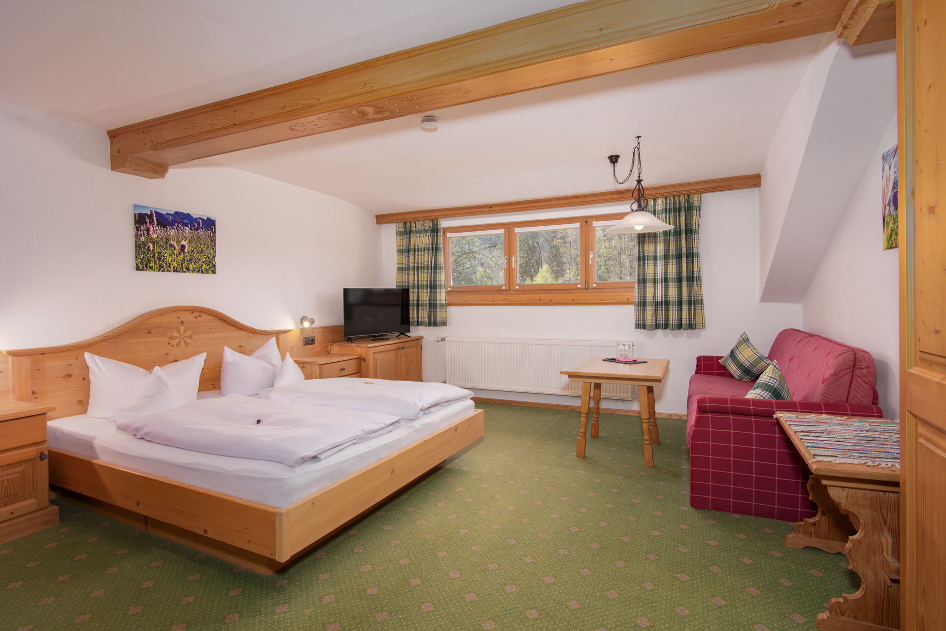 Doppelzimmer im Gästehaus in Rottach-Egern am Tegernsee