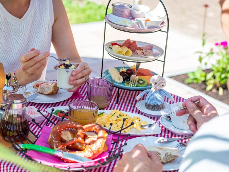 Reichhaltiges Frühstück in Rottach-Egern am Tegernsee im Urlaub