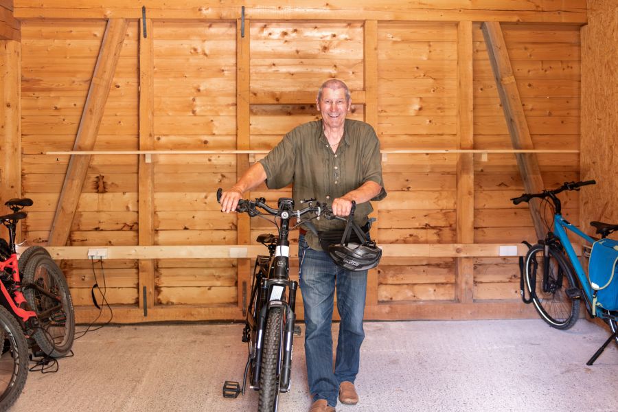 Gästehaus mit Fahrradgarage am Tegernsee in Rottach-Egern