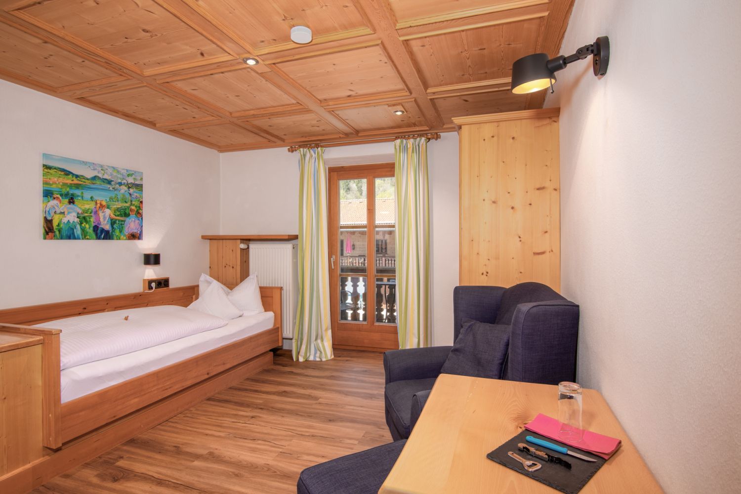 Einzelzimmer im Gästehaus in Rottach-Egern am Tegernsee
