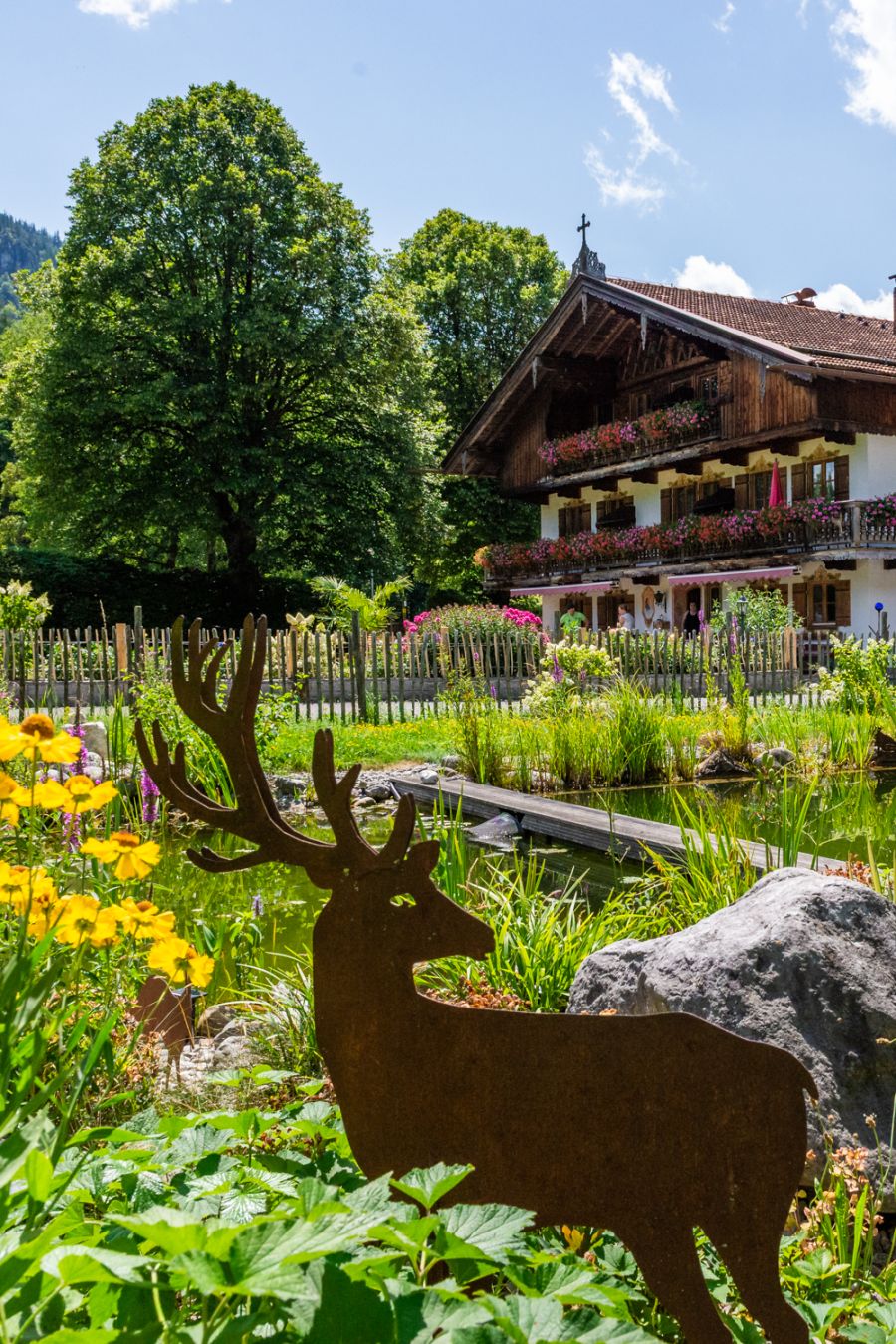 Gutfelder Hof in Rottach-Egern mit Garten und Schwimmteich