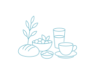 Illustration regionales Frühstück in Rottach-Egern am Tegernsee
