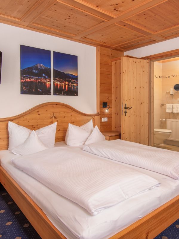 Doppelzimmer im Gästehaus in Rottach-Egern