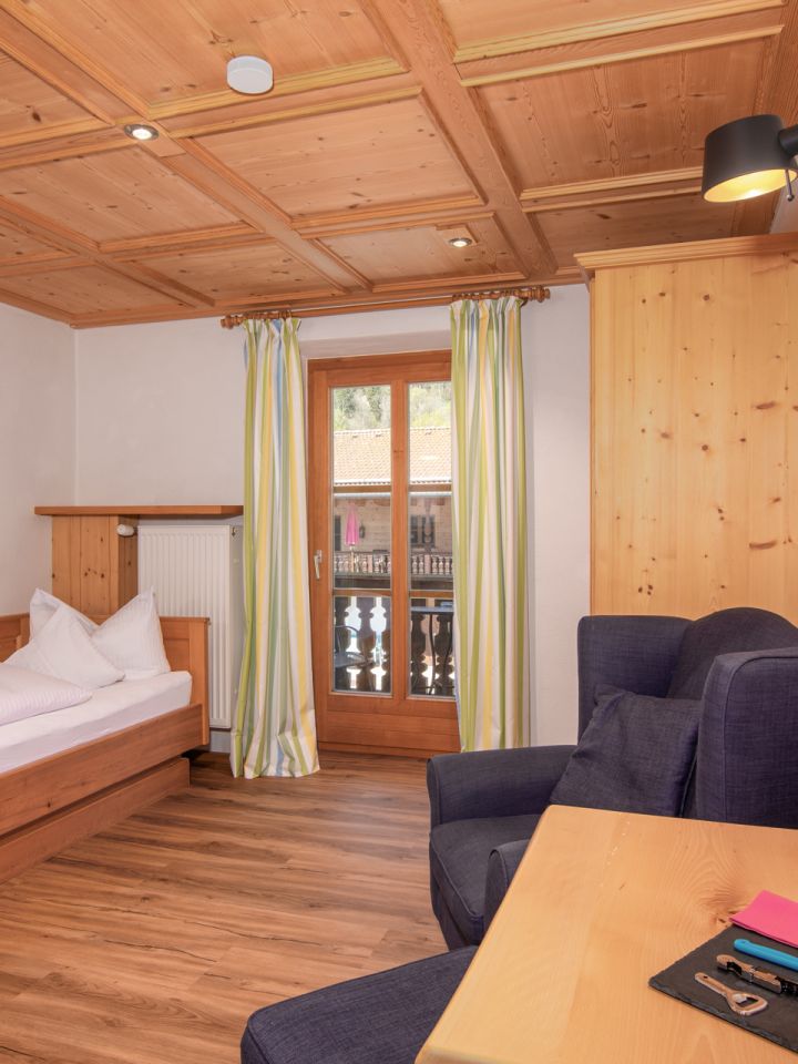 Einzelzimmer im Gästehaus in Rottach-Egern am Tegernsee